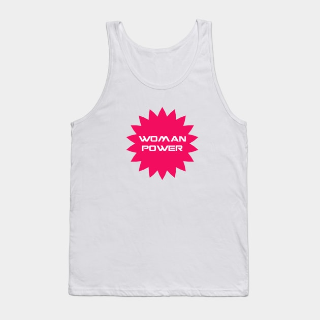 WOMAN POWER STAR Tank Top by Utopic Slaps